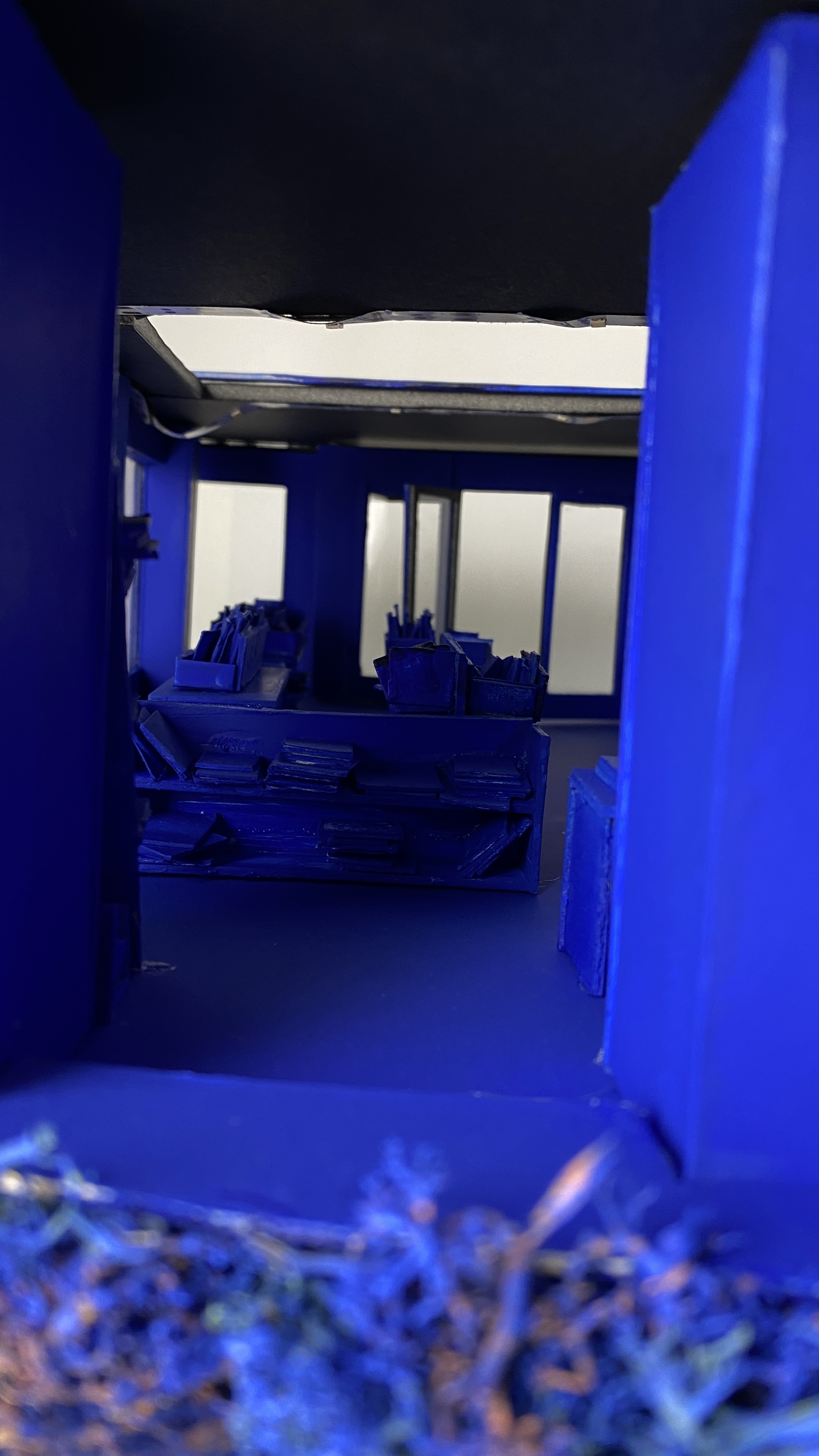 Behind the scenes on set